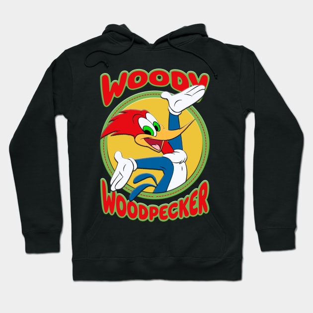 WOODY WOODPECKER BOOT Hoodie by hackercyberattackactivity